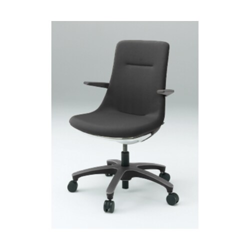 モーブブラウンベース樹脂脚オフブラック