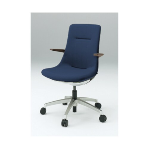 モーブブラウンベースアルミ脚ネイビーブルー