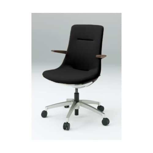 モーブブラウンベースアルミ脚ブラック