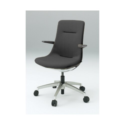 モーブブラウンベースアルミ脚オフブラック