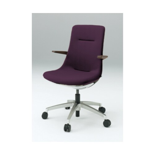 モーブブラウンベースアルミ脚Pパープル