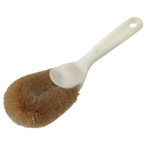 白パームたわしハンディ柄付