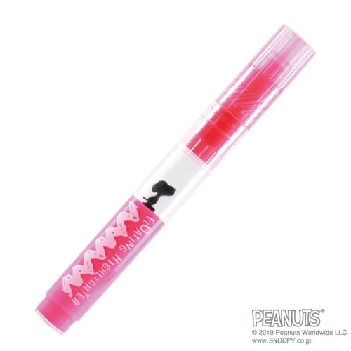 蛍光ペン Fハイライター スヌーピー ピンク ×5