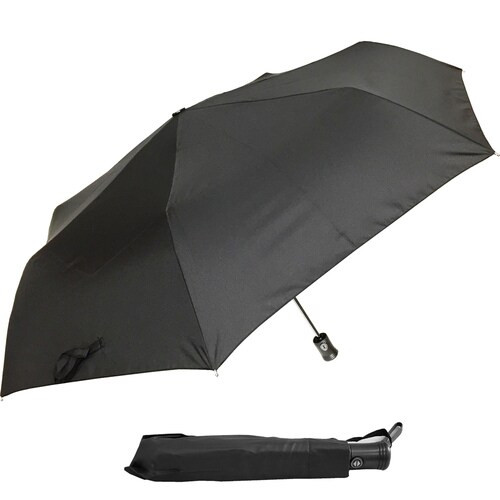 傘 紳士 自動開閉傘 65cm 黒 ×6