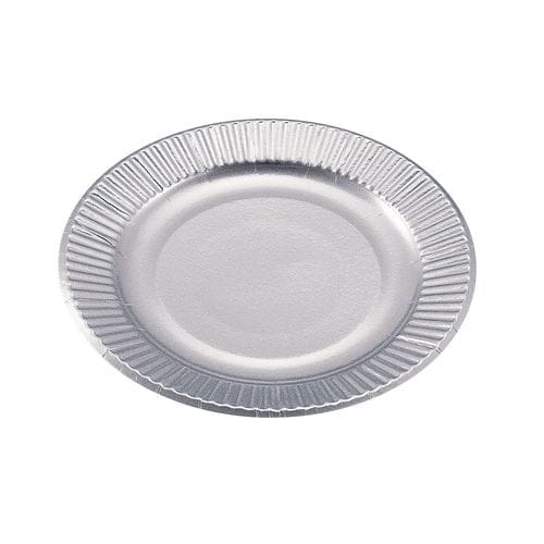 紙皿シルバープレート(100枚入) 5号