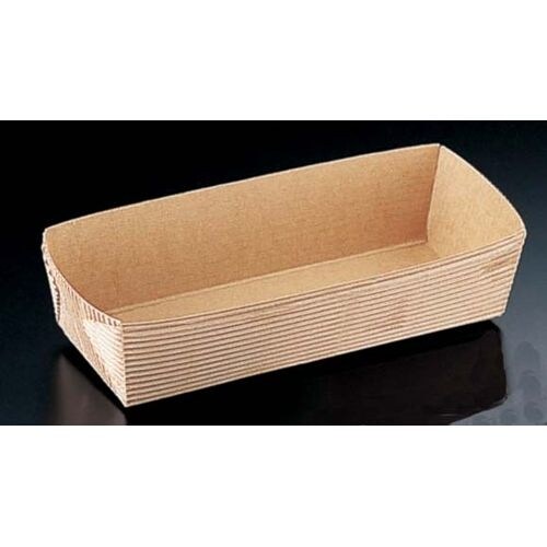 ベーキングトレー 茶無地 (50枚入 CT−603