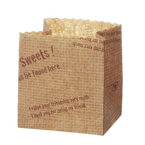 ポットベリー 麻袋ロゴ柄(50枚入) PY013