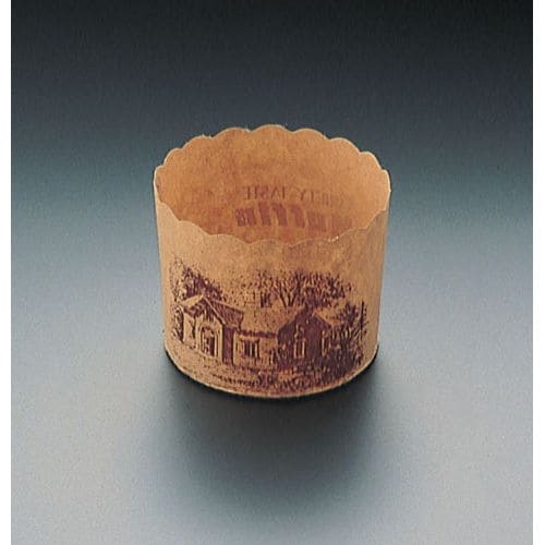 マフィンカップハウス柄茶 M−404(100枚入)