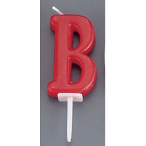 アルファベットキャンドル パステル B