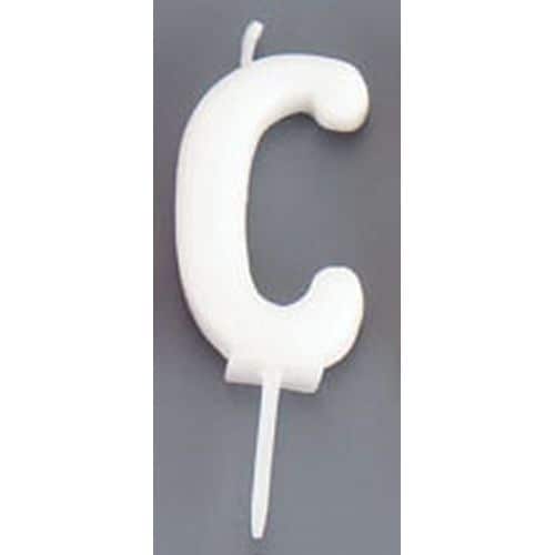 アルファベットキャンドル パステル C