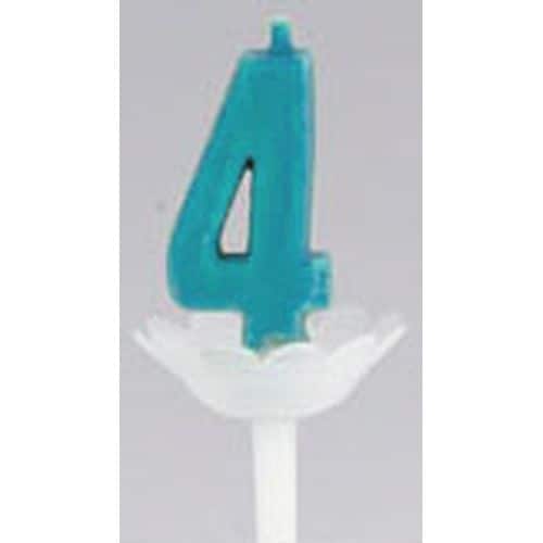 パプリデジットキャンドル 青 4