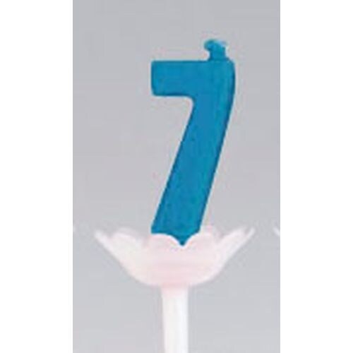 パプリデジットキャンドル 青 7