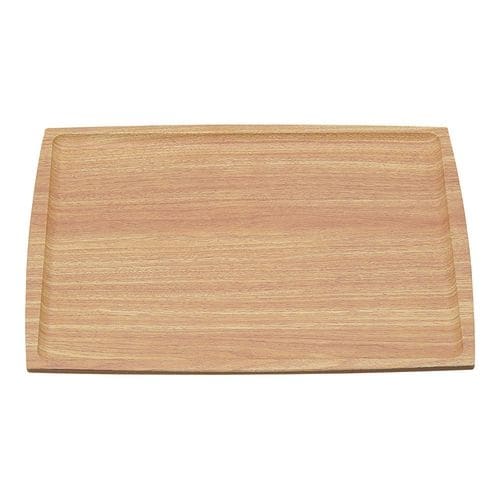 ABSノンスリップ長角盆 薄木目 M44−355