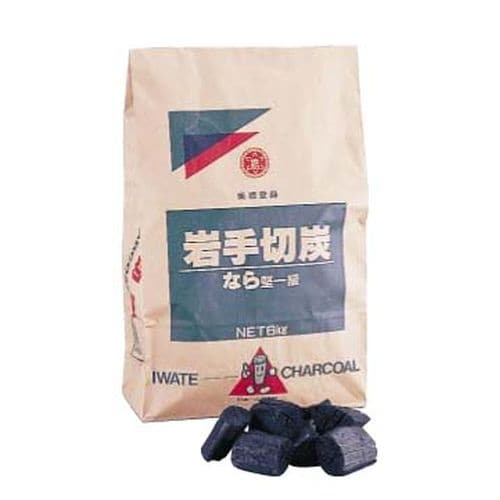 黒炭 岩手 なら木炭 6Kg(切炭)