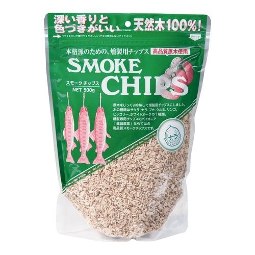 スモーク用チップ(1袋500g入) ナラ