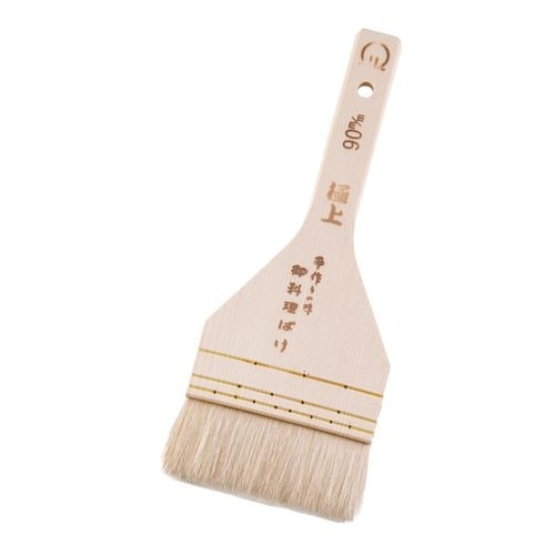 SA木柄 極上白ハケ(山羊毛) 90mm