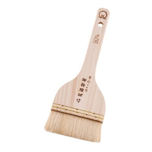 SA木柄白ハケ(山羊毛) 90mm