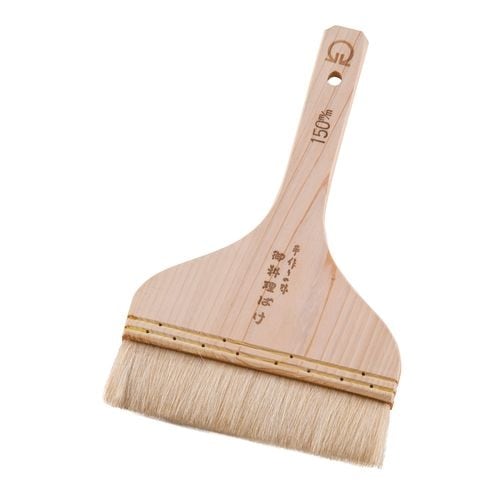 SA木柄白ハケ(山羊毛) 150mm