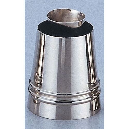 真鍮製ダブル口金 丸型 ヘソ高