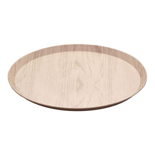 ドームカバー用メラミントレー木目 14インチ