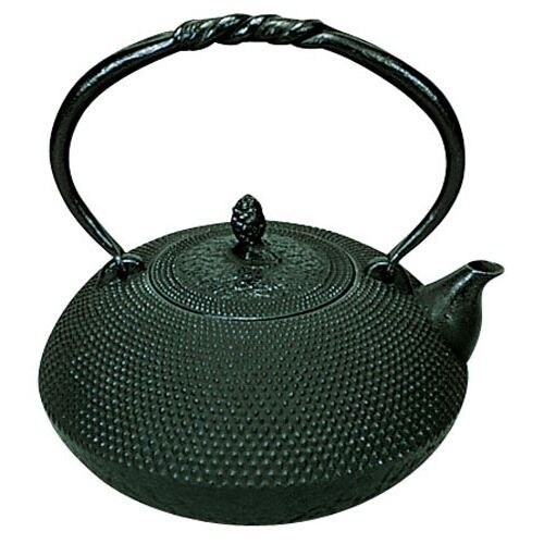 五進 鉄瓶 平丸霰 15号 1.65L