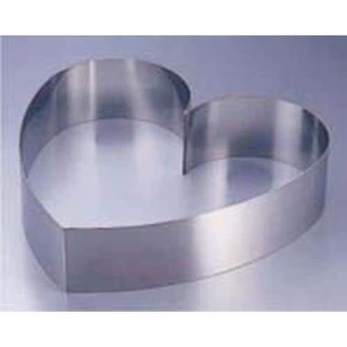 18−8 ウェディングケーキ用リング ハート 中