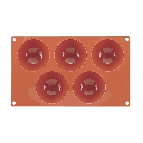 フレキシブルモルドSF001 80 半丸型 5ヶ取