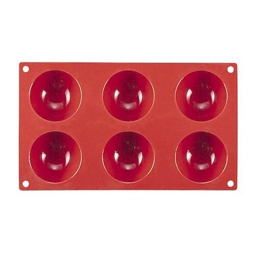 フレキシブルモルドSF002 70 半丸型 6ヶ取