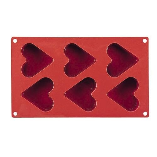 フレキシブルモルドSF036 65 ハート 6ヶ取