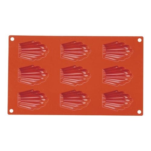 フレキシブルモルドSF032 マドレーヌ9取