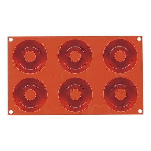 フレキシブルモルドSF170 ドーナツ6取