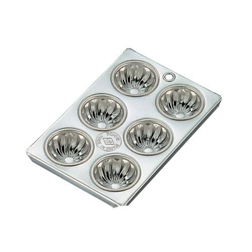 ブリキ マフィン型 小菊型 6カップ