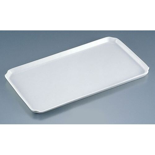 陶磁器 ケーキプレート 角 渕無 白