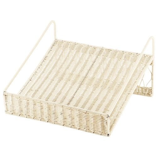 樹脂横置きフランスパンスタンド 深型(白)