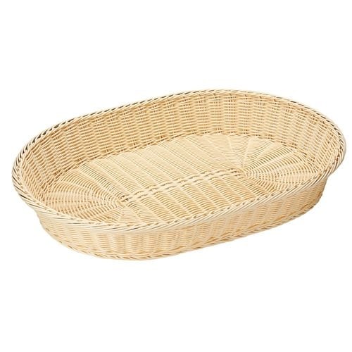 樹脂バスケット 小判 91−084A 60cm 白