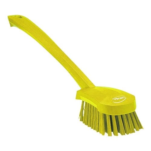 長柄ハンドル付ブラシ ハード 4186 イエロー