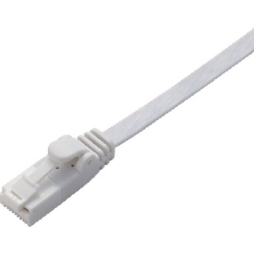 CAT6フラットLANケーブル/5m/ホワイト