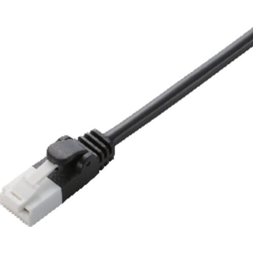 CAT6やわらかLANケーブル/1m/ブラック