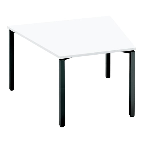 ワークフィット台M配線箱無A脚122118.5黒W