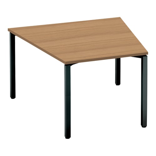 ワークフィット台M配線箱無A脚122118.5黒M