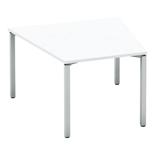 ワークフィット台M配線箱無A脚122118.5銀W