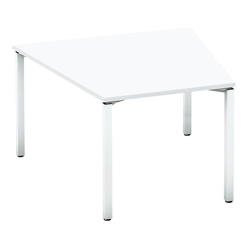 ワークフィット台M配線箱無A脚122118.5白W