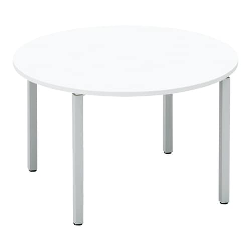 ワークフィット円M配線箱無A脚W120D120銀W