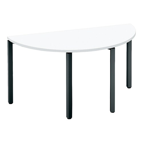 ワークフィット半円MA脚W140D70黒W