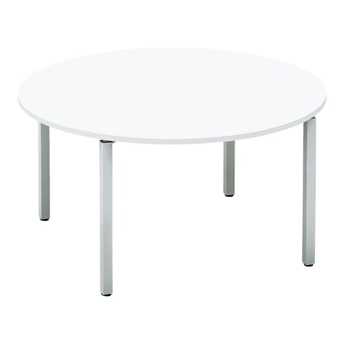 ワークフィット円M配線箱無A脚W140D140銀W