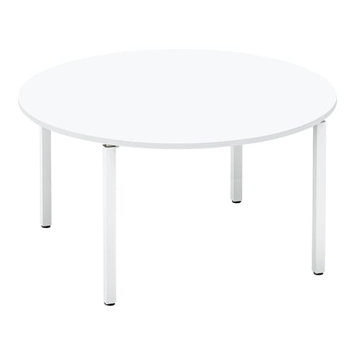 ワークフィット円M配線箱無A脚W140D140白W