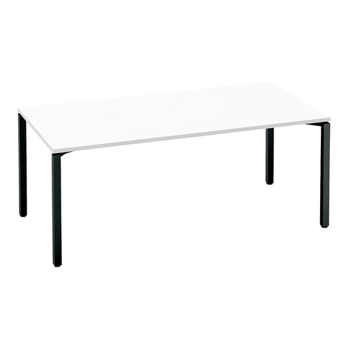 ワークフィット角M配線箱無A脚W180D90黒W