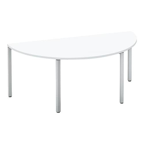 ワークフィット半円MA脚W180D90銀W