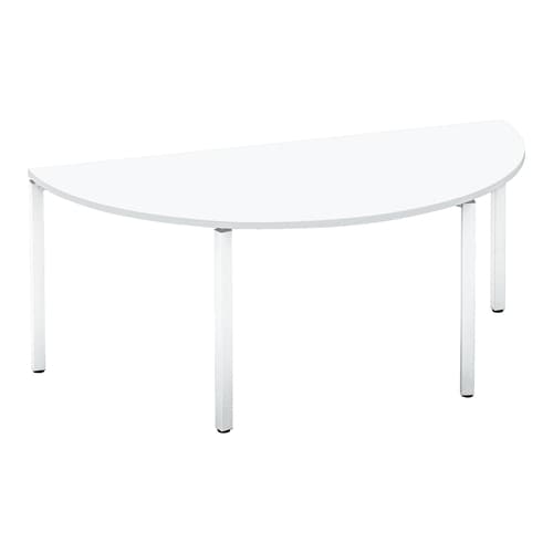 ワークフィット半円MA脚W180D90白W