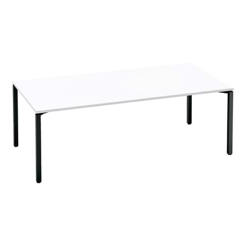 ワークフィット角M配線箱無A脚W210D105黒W